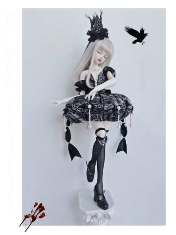 Handmade 1/3 & 1/4 BJD Dress 