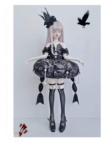 Handmade 1/3 & 1/4 BJD Dress 