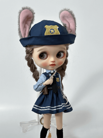 Blythe Outfit “Officer Hopps” for Blythes Doll ob24 ob22