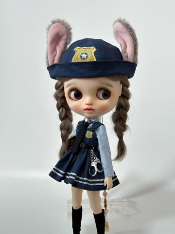 Blythe Outfit “Officer Hopps” for Blythes Doll ob24 ob22