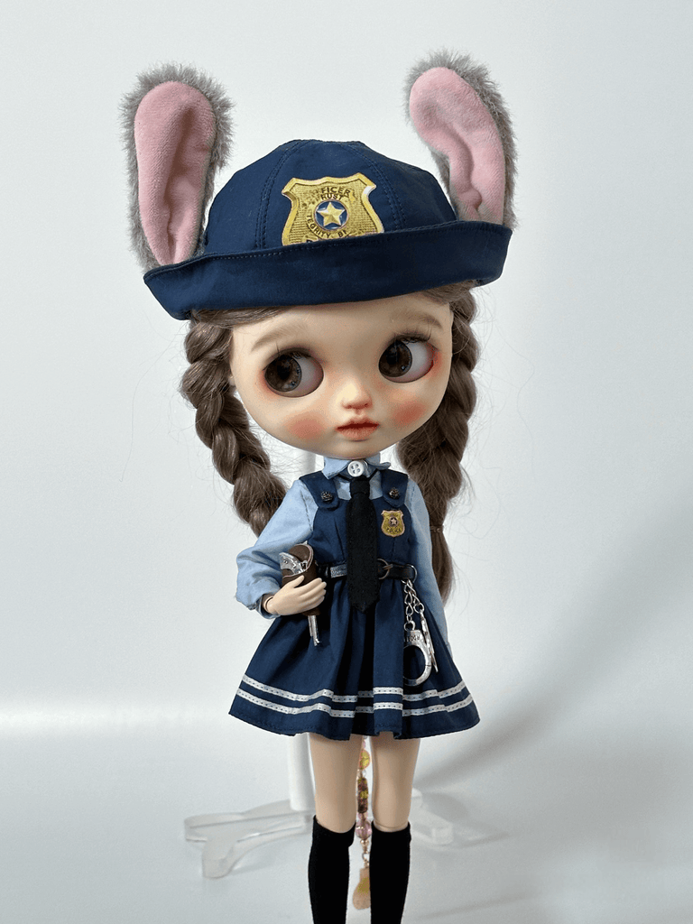 Blythe Outfit “Officer Hopps” for Blythes Doll ob24 ob22