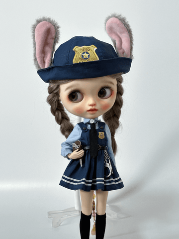 Blythe Outfit “Officer Hopps” for Blythes Doll ob24 ob22