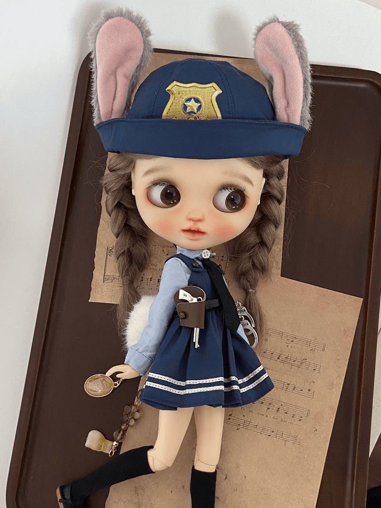 Blythe Outfit “Officer Hopps” for Blythes Doll ob24 ob22