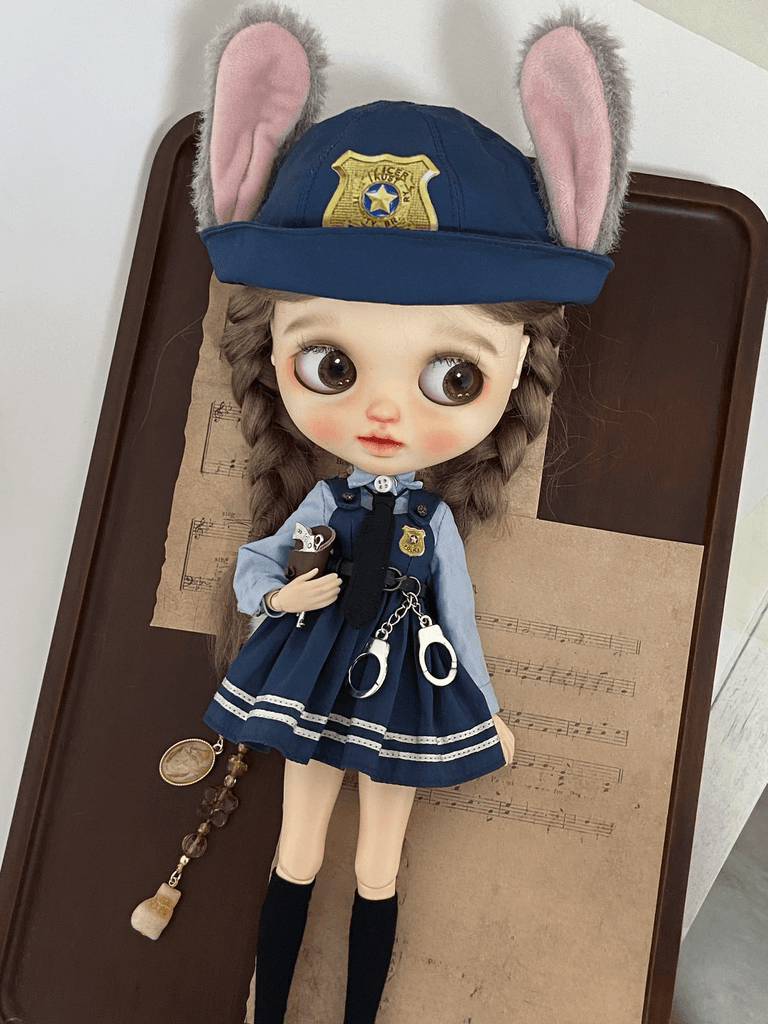 Blythe Outfit “Officer Hopps” for Blythes Doll ob24 ob22