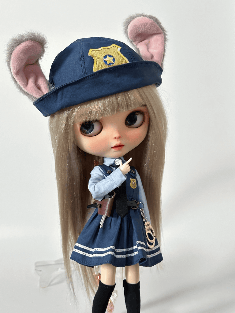 Blythe Outfit “Officer Hopps” for Blythes Doll ob24 ob22