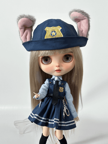 Blythe Outfit “Officer Hopps” for Blythes Doll ob24 ob22