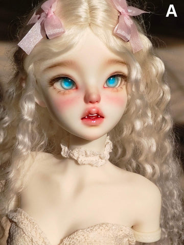 1/4 Female BJD Head- Raggy