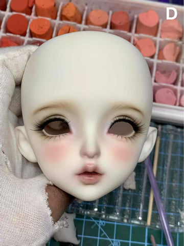 1/4 Female BJD Head- Raggy