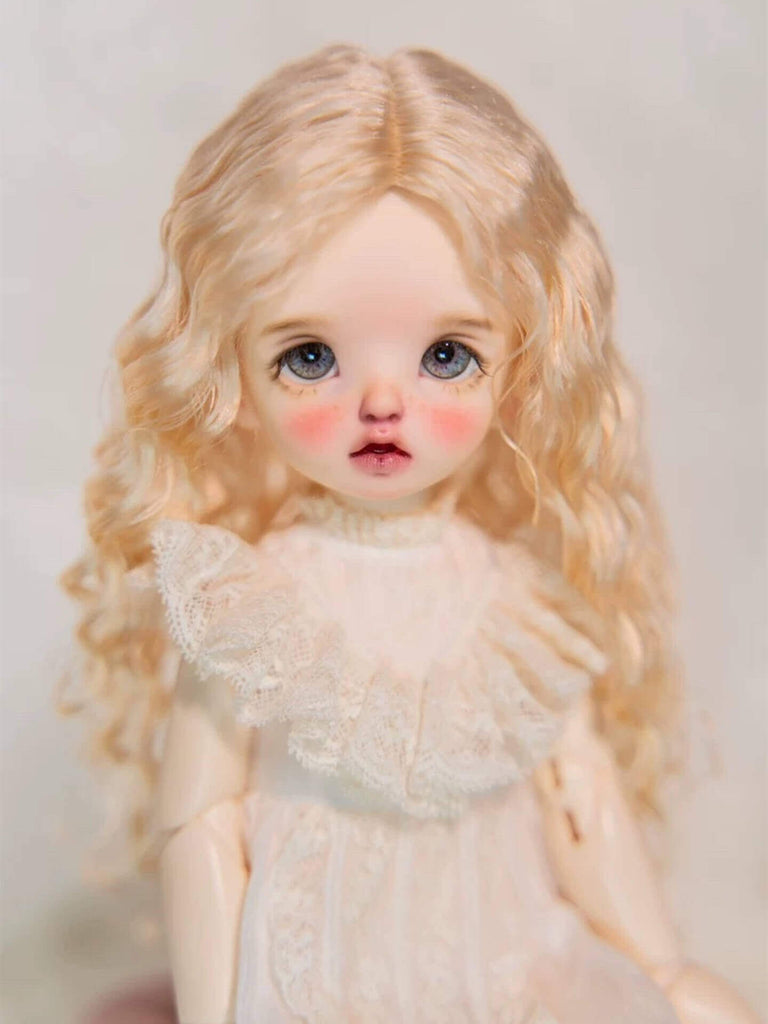 Curly Mohair Wig for 1/3, 1/4, 1/6 BJD & Blythe Dolls