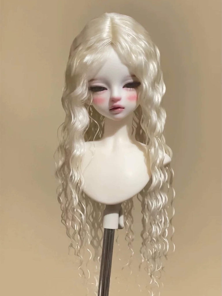 Curly Mohair Wig for 1/3, 1/4, 1/6 BJD & Blythe Dolls