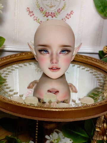 super dollfie girl head with faceup