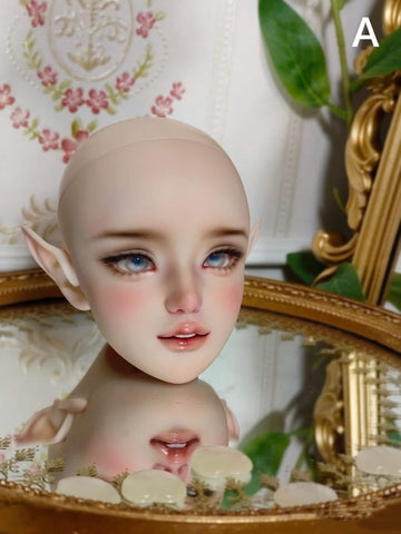 1/3 BJD head with faceup