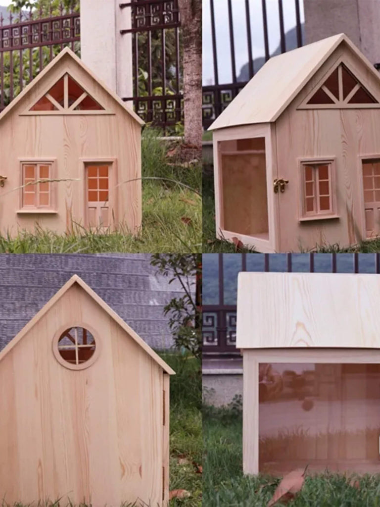 1:12 scale wooden dollhouse